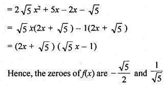 RD Sharma Class 10 Solutions Chapter 2 Polynomials Ex 2.1 22
