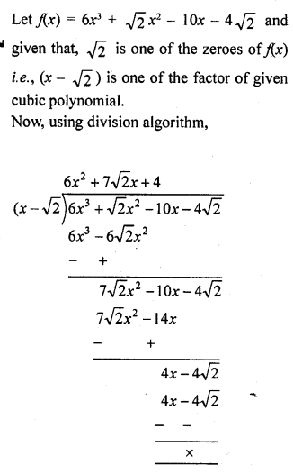RD Sharma Class 10 Solutions Chapter 2 Polynomials Ex 2.3 30