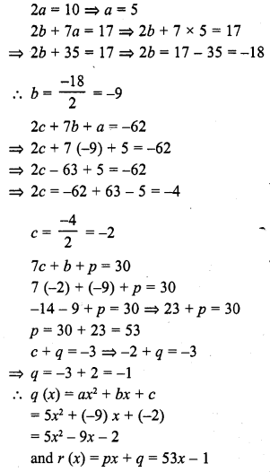 RD Sharma Class 10 Solutions Chapter 2 Polynomials Ex 2.3 4