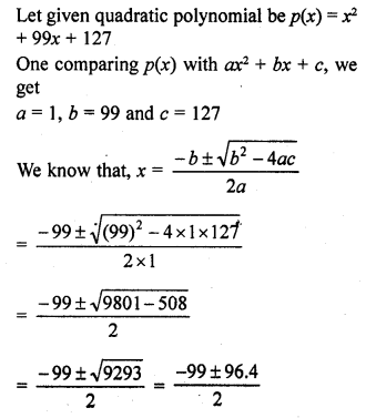 RD Sharma Class 10 Solutions Chapter 2 Polynomials MCQS 32