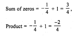 RD Sharma Class 10 Solutions Chapter 2 Polynomials VSAQS 3