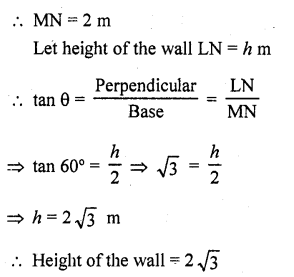 RD Sharma Class 10 Solutions Chapter 12 Heights and Distances Ex 12.1 4