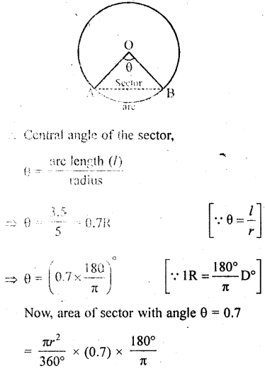 RD Sharma Class 10 Solutions Chapter 13 Areas Related to Circles Ex 13.2 12