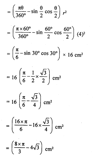 RD Sharma Class 10 Solutions Chapter 13 Areas Related to Circles Ex 13.3 2