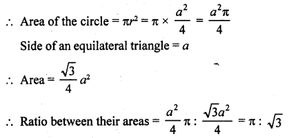 RD Sharma Class 10 Solutions Chapter 13 Areas Related to Circles VSAQS 1