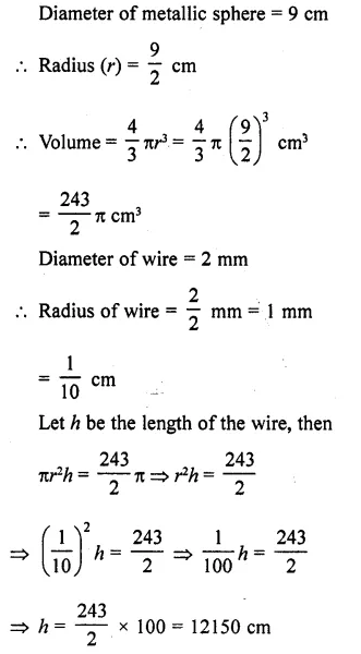 RD Sharma Class 10 Solutions Chapter 14 Surface Areas and Volumes Ex 14.1 13