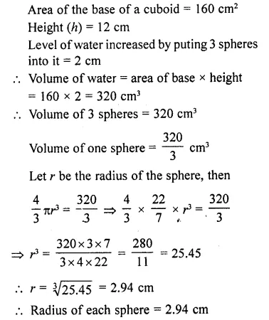 RD Sharma Class 10 Solutions Chapter 14 Surface Areas and Volumes Ex 14.1 50