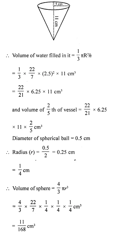 RD Sharma Class 10 Solutions Chapter 14 Surface Areas and Volumes Ex 14.1 52