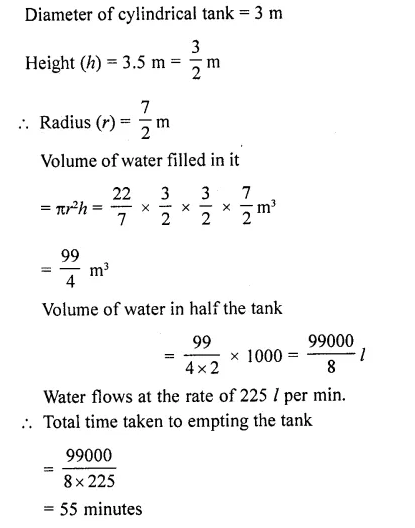 RD Sharma Class 10 Solutions Chapter 14 Surface Areas and Volumes Ex 14.1 56