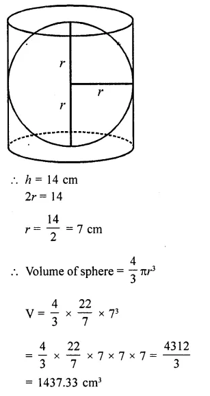 RD Sharma Class 10 Solutions Chapter 14 Surface Areas and Volumes Ex 14.1 62