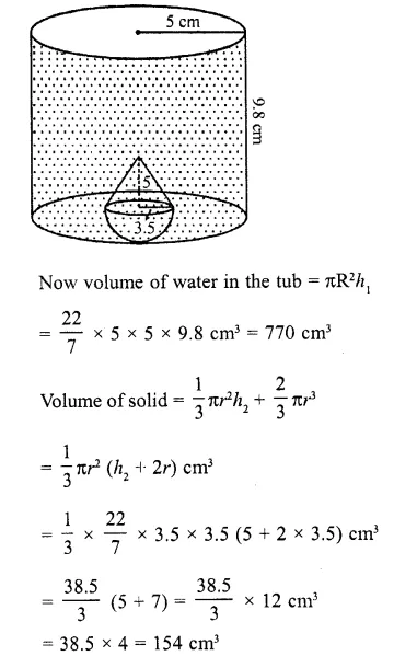 RD Sharma Class 10 Solutions Chapter 14 Surface Areas and Volumes Ex 14.2 11
