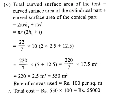 RD Sharma Class 10 Solutions Chapter 14 Surface Areas and Volumes Ex 14.2 16