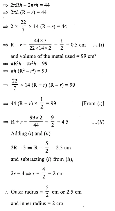 RD Sharma Class 10 Solutions Chapter 14 Surface Areas and Volumes Ex 14.2 28