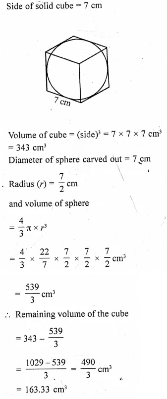 RD Sharma Class 10 Solutions Chapter 14 Surface Areas and Volumes Ex 14.2 43