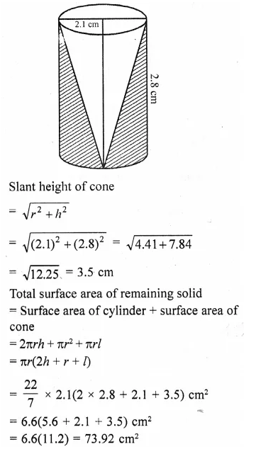 RD Sharma Class 10 Solutions Chapter 14 Surface Areas and Volumes Ex 14.2 44