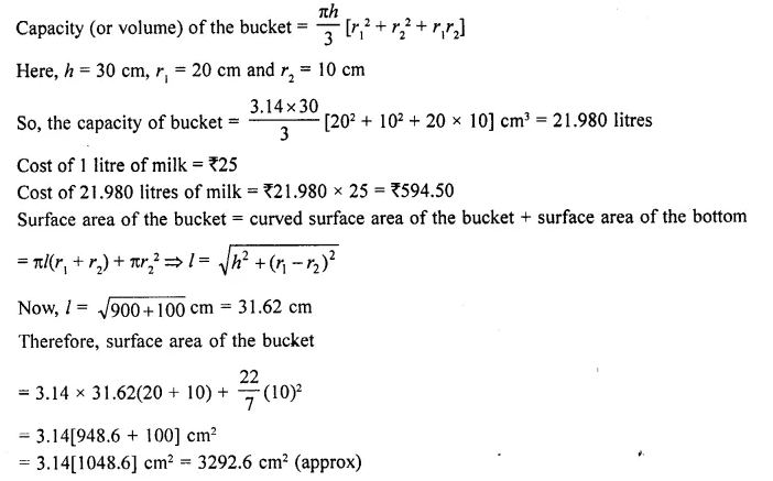 RD Sharma Class 10 Solutions Chapter 14 Surface Areas and Volumes Ex 14.3 15