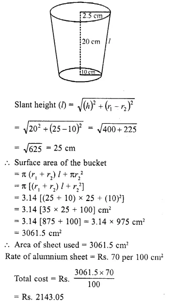 RD Sharma Class 10 Solutions Chapter 14 Surface Areas and Volumes Ex 14.3 18