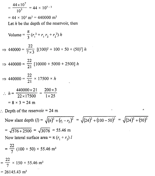 RD Sharma Class 10 Solutions Chapter 14 Surface Areas and Volumes Ex 14.3 32