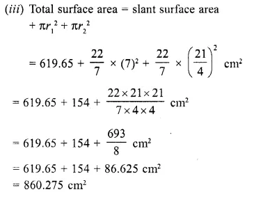 RD Sharma Class 10 Solutions Chapter 14 Surface Areas and Volumes Ex 14.3 6
