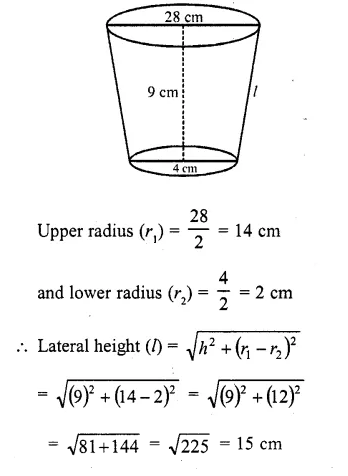 RD Sharma Class 10 Solutions Chapter 14 Surface Areas and Volumes Revision Exercise 75