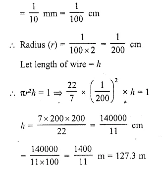 RD Sharma Class 10 Solutions Chapter 14 Surface Areas and Volumes Revision Exercise 8