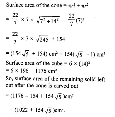 RD Sharma Class 10 Solutions Chapter 14 Surface Areas and Volumes Revision Exercise 86