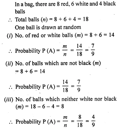 RD Sharma Class 10 Solutions Chapter 16 Probability Ex 16.1 31