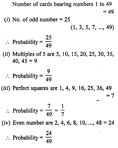 RD Sharma Class 10 Solutions Chapter 16 Probability Ex 16.1 49