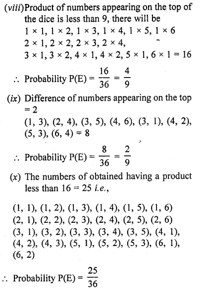 RD Sharma Class 10 Solutions Chapter 16 Probability Ex 16.1 59