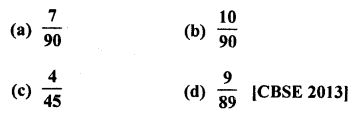 RD Sharma Class 10 Solutions Chapter 16 Probability Ex MCQS 34