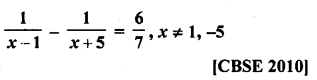 RD Sharma Class 10 Solutions Chapter 4 Quadratic Equations Ex 4.3 4