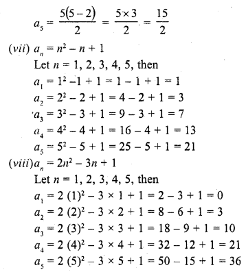 RD Sharma Class 10 Solutions Chapter 5 Arithmetic Progressions Ex 5.1 5