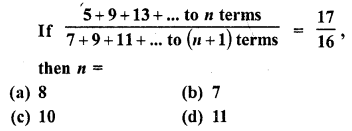 RD Sharma Class 10 Solutions Chapter 5 Arithmetic Progressions MCQS 44