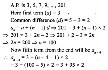 RD Sharma Class 10 Solutions Chapter 5 Arithmetic Progressions VSAQS 3