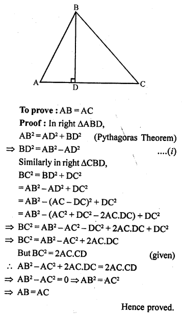 RD Sharma Class 10 Solutions Chapter 7 Triangles Revision Exercise 74