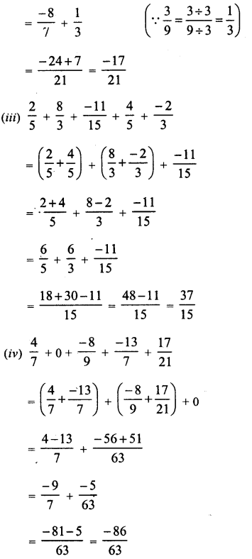 RD Sharma Class 8 Solutions Chapter 1 Rational Numbers Ex 1.2 22