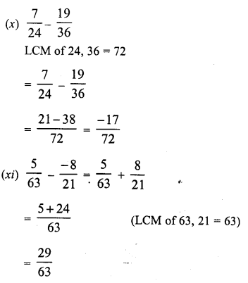 RD Sharma Class 8 Solutions Chapter 1 Rational Numbers Ex 1.3 10