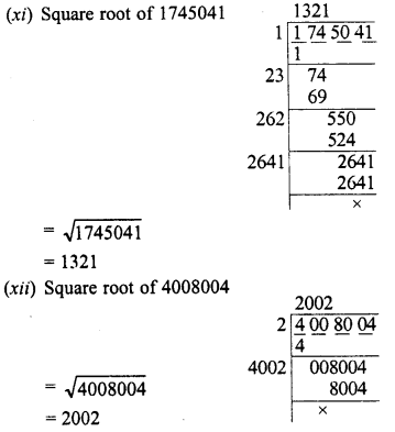 RD Sharma Class 8 Solutions Chapter 3 Squares and Square Roots Ex 3.5 4
