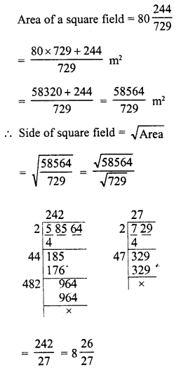 RD Sharma Class 8 Solutions Chapter 3 Squares and Square Roots Ex 3.6 16