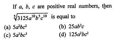 RD Sharma Class 9 Solutions Chapter 2 Exponents of Real Numbers MCQS Q17.1