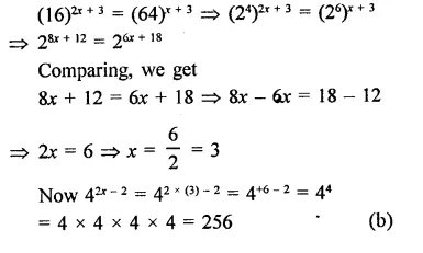 RD Sharma Class 9 Solutions Chapter 2 Exponents of Real Numbers MCQS Q33.1