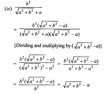 RD Sharma Class 9 Solutions Chapter 3 Rationalisation Ex 3.2 Q3.10