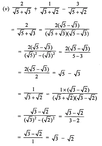 RD Sharma Class 9 Solutions Chapter 3 Rationalisation Ex 3.2 Q5.5