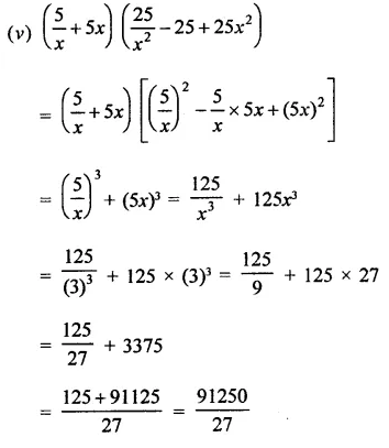 RD Sharma Class 9 Solutions Chapter 4 Algebraic Identities Ex 4.4 Q2.5