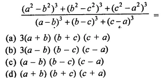 RD Sharma Class 9 Solutions Chapter 4 Algebraic Identities MCQS Q23.1