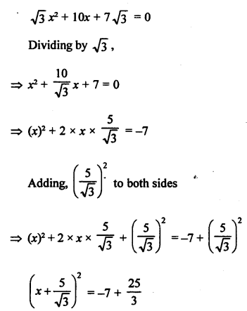 RS Aggarwal Class 10 Solutions Chapter 10 Quadratic Equations Ex 10B 26