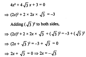 RS Aggarwal Class 10 Solutions Chapter 10 Quadratic Equations Ex 10B 4