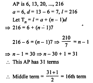 RS Aggarwal Class 10 Solutions Chapter 11 Arithmetic Progressions Ex 11A 10