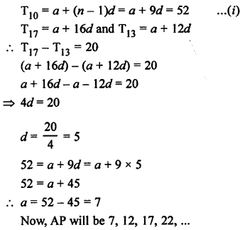 RS Aggarwal Class 10 Solutions Chapter 11 Arithmetic Progressions Ex 11A 9