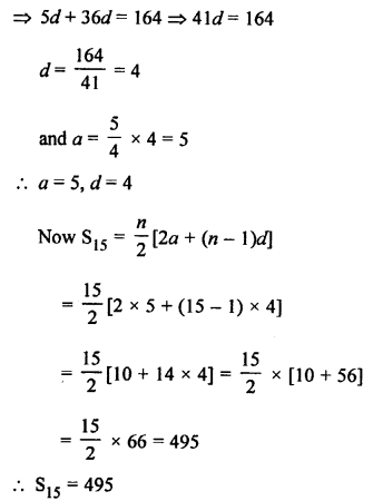 RS Aggarwal Class 10 Solutions Chapter 11 Arithmetic Progressions Ex 11C 54